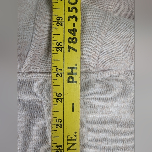 Thread & Supply Size Small Hoodie In Tan With A Touch Of Light Pink - Picture 14 of 15